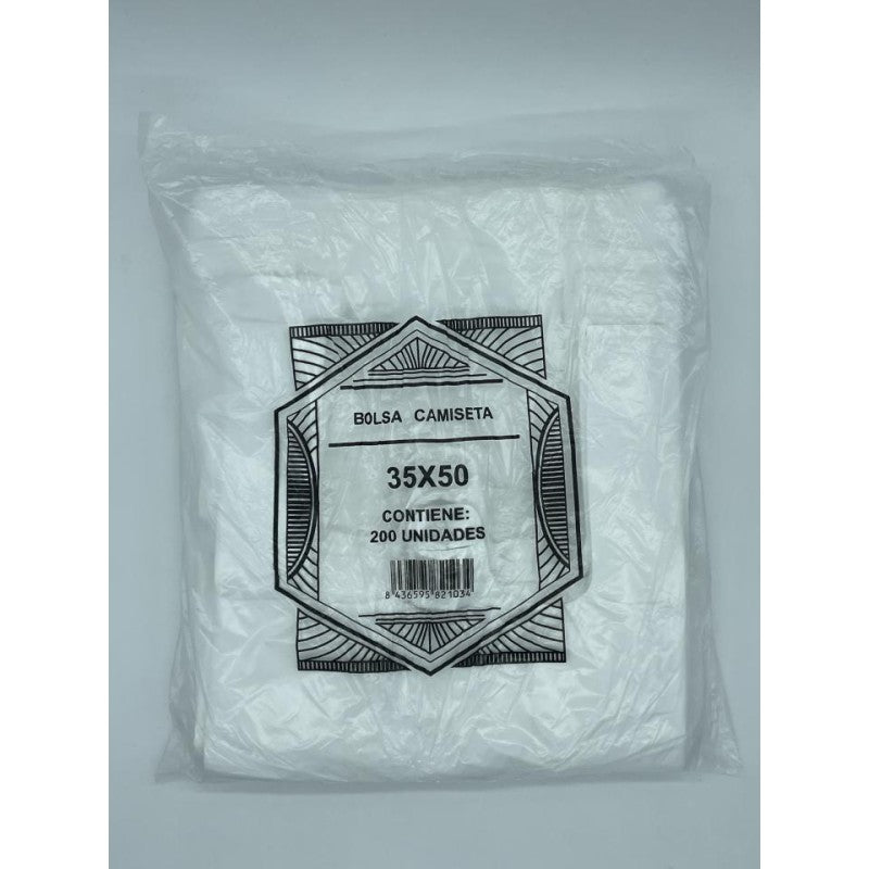 Bolsa Camiseta 35x50 cm - Paquete 200 Unidades